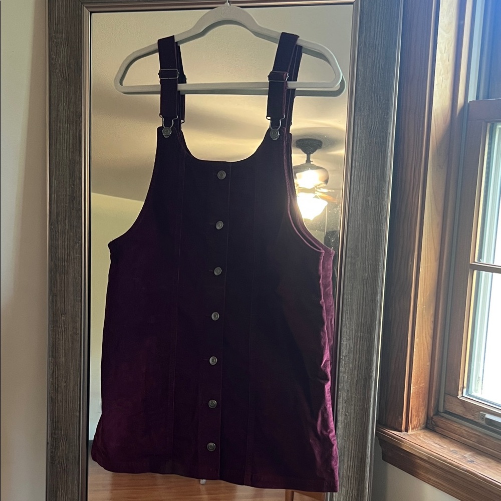 Chic Purple Button-Down Mini Jumper - image 1